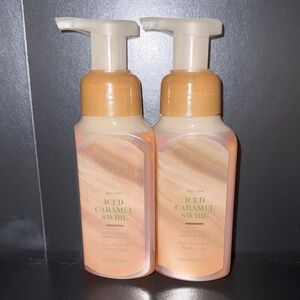 Bath & Body Works Iced Caramel Swirl Foaming Hand Soaps x2